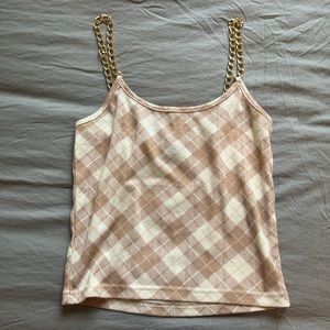 Cute checkered crop top
